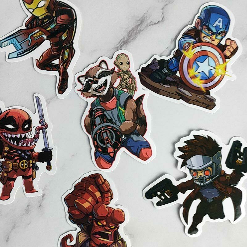 Shop-Story - Stickers Heros: Pack Of 100 Stickers With Super Hero