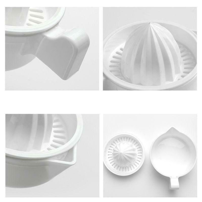 Mini Plastic Double Layer Household Manual Citrus Juicer Orange Lemon Fruit Cup