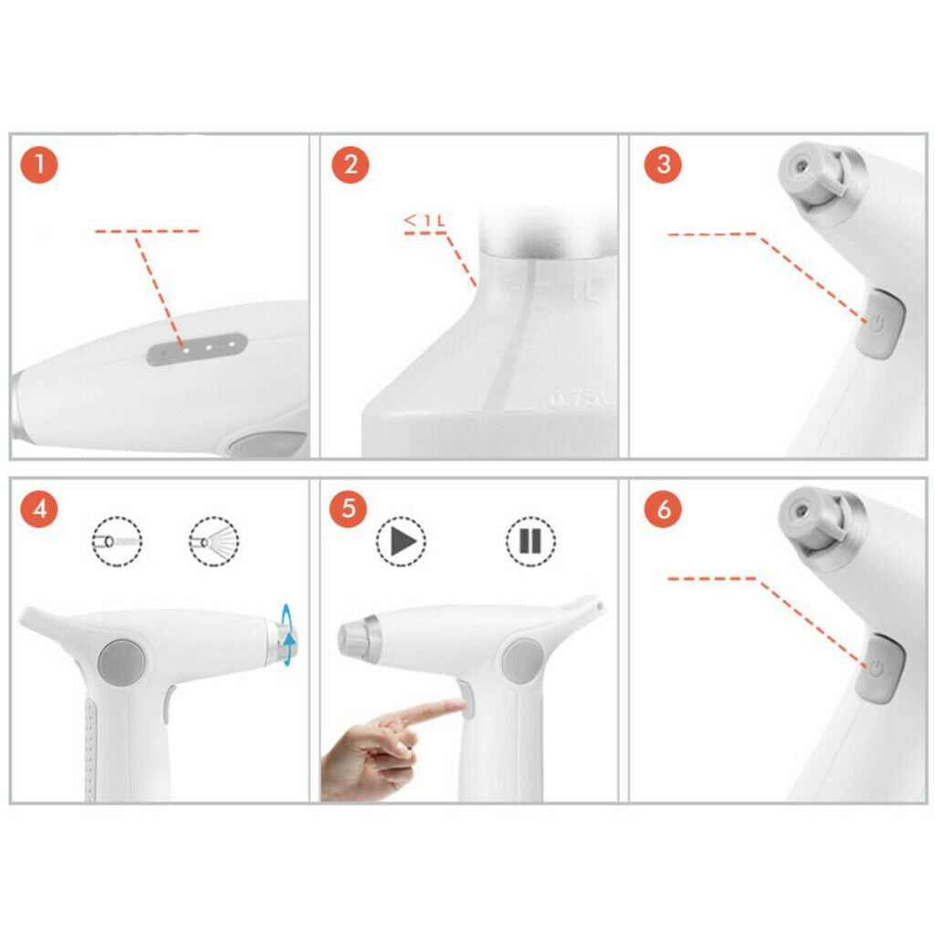 1000ml Rechargeable Atomizer Sanitizer Sprayer Cordless Disinfectant Machine