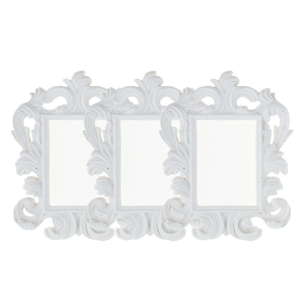 3x  Picture Photo Frame Wall Decor Wedding Anniversary Gift Favor White