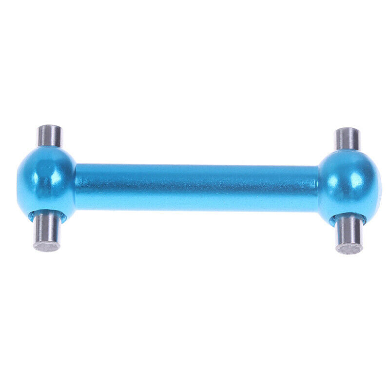 2Pcs Aluminum Dog Bone Drive Shaft Set for Tamiya TT01 TT01E TT02 Gear BBEA Qx