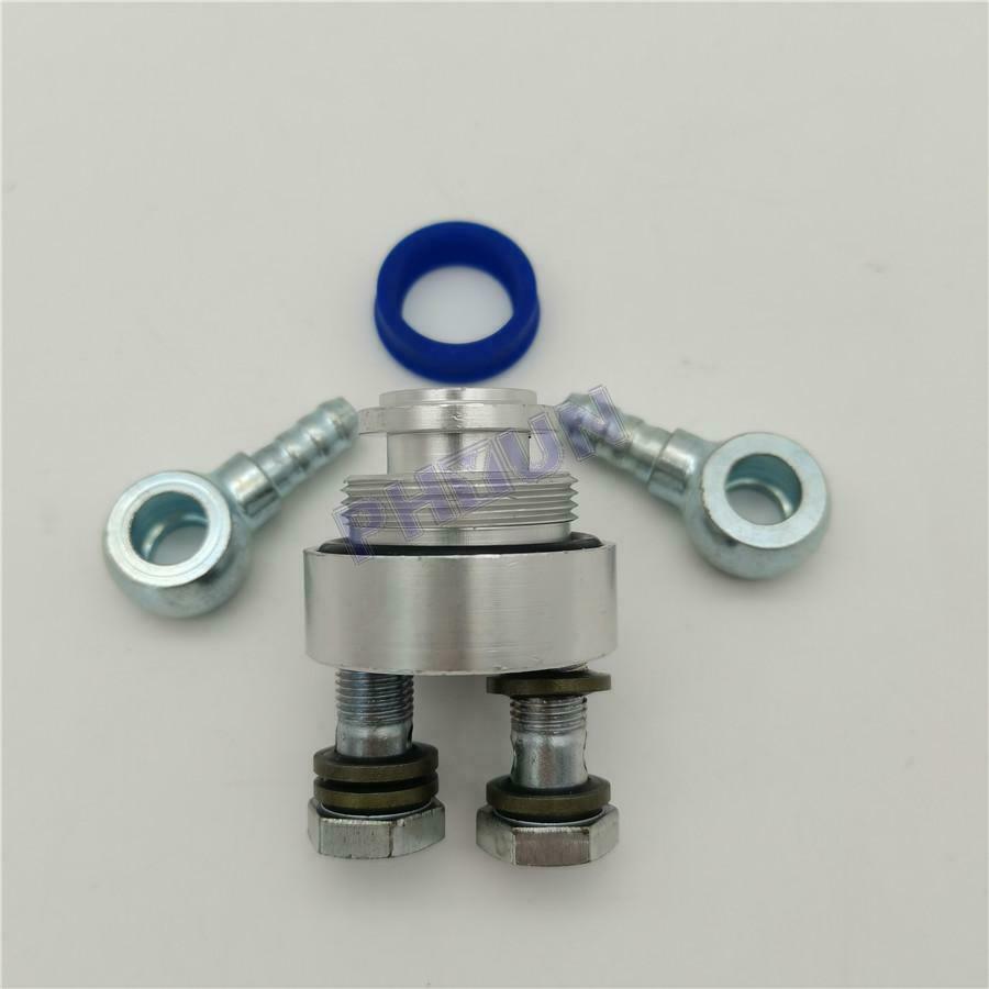 M10 * 1.0mm Oil Cooled System Adapter For Motorcycle Scooter 100cc 125cc 150cc
