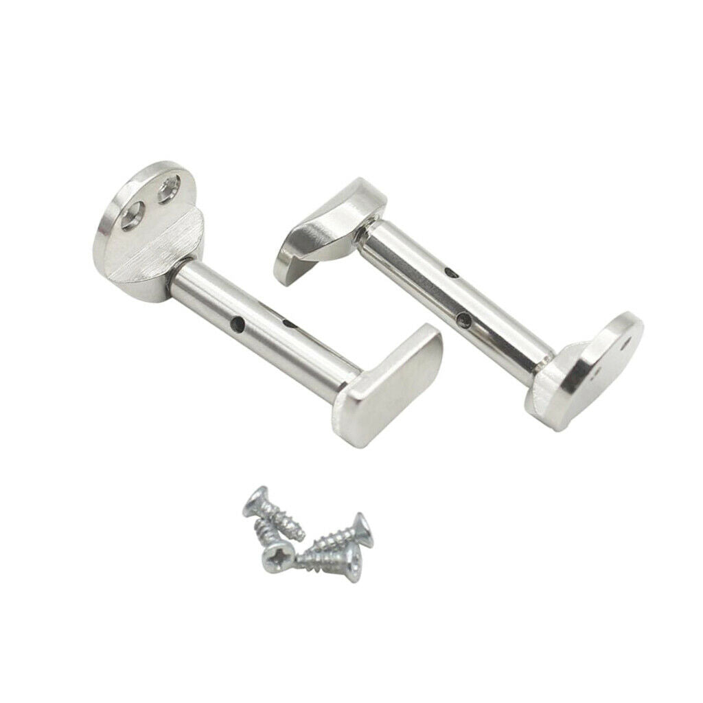 2 Pcs Violin Chin Rest Clamp Screw for 3/4 4/4 Violin Accessories Sliver