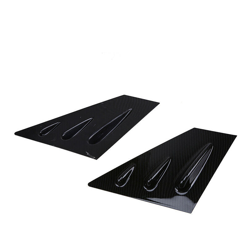 For Subaru WRX STi 2015-2020 Carbon Fiber Rear Window Louvers Shutter Cover Trim