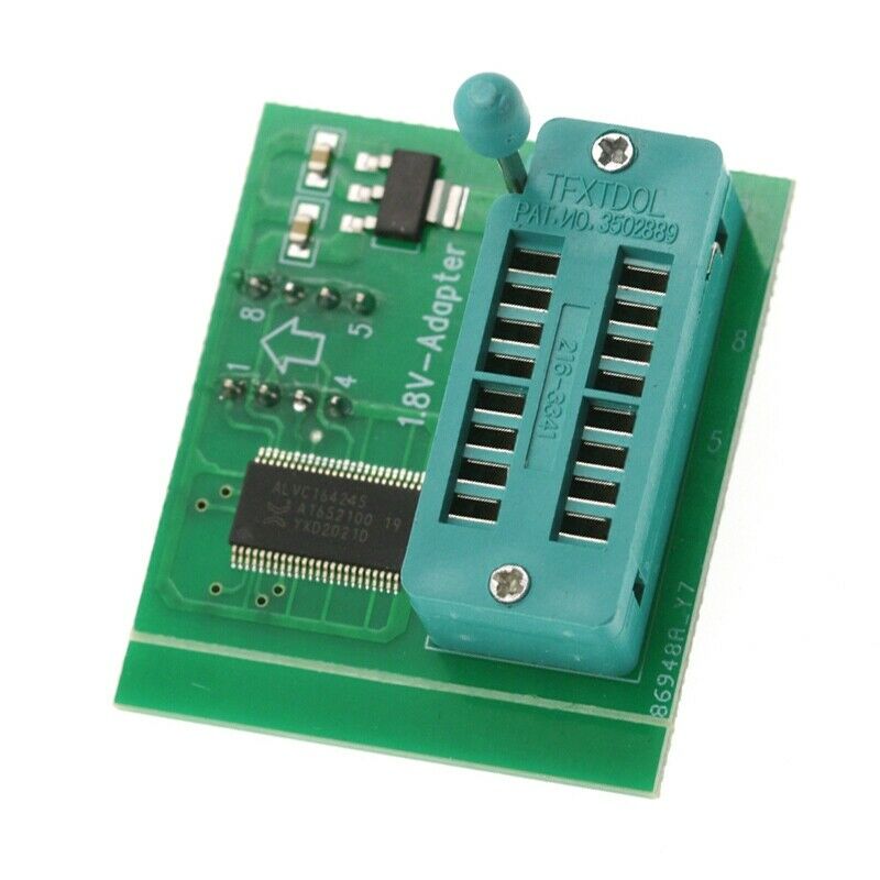 4X(CH341A USB Programmer Module + SOIC8 SOP8 Test Clip + 1.8V Adapter S6U2)