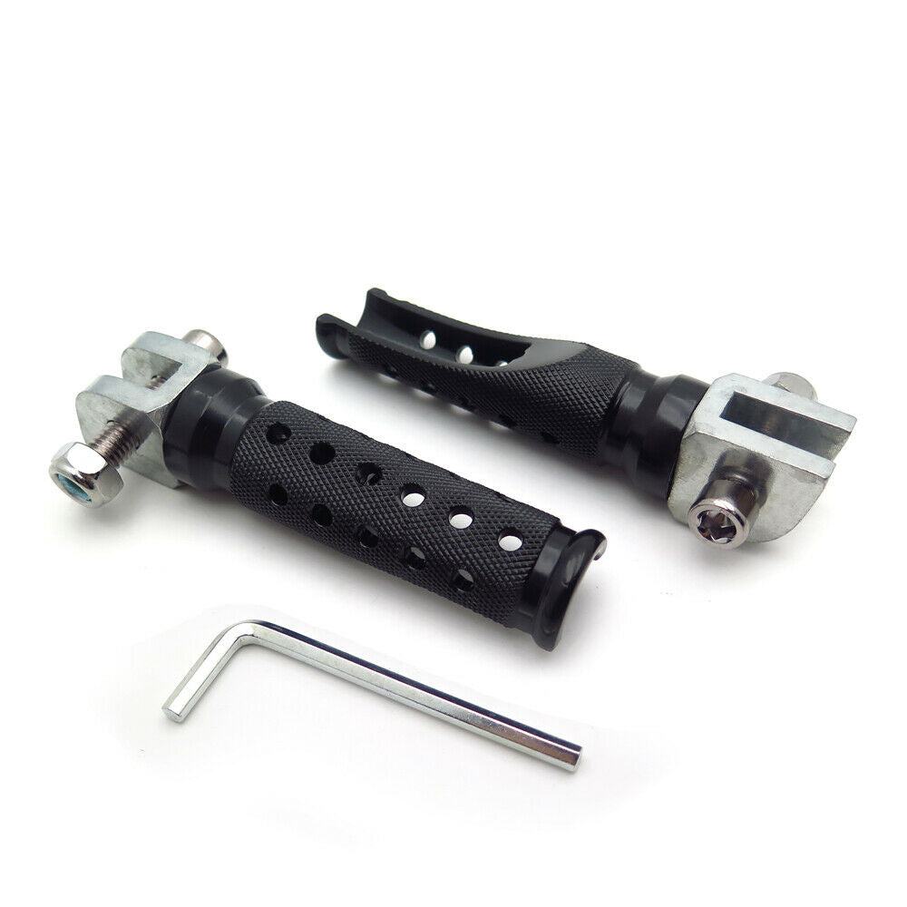 Black Foot Pegs For Yamaha FZR 600 XJ 600S YZF 600R 750R 1000 FZS1 FZ-1 R1 R6
