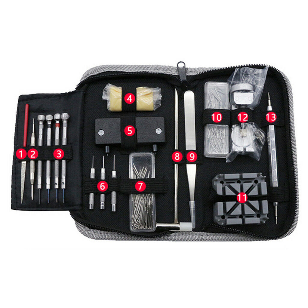 Watch Repair Tool Watch Cleaning Screwdriver Tweezers Set Repairing Tool