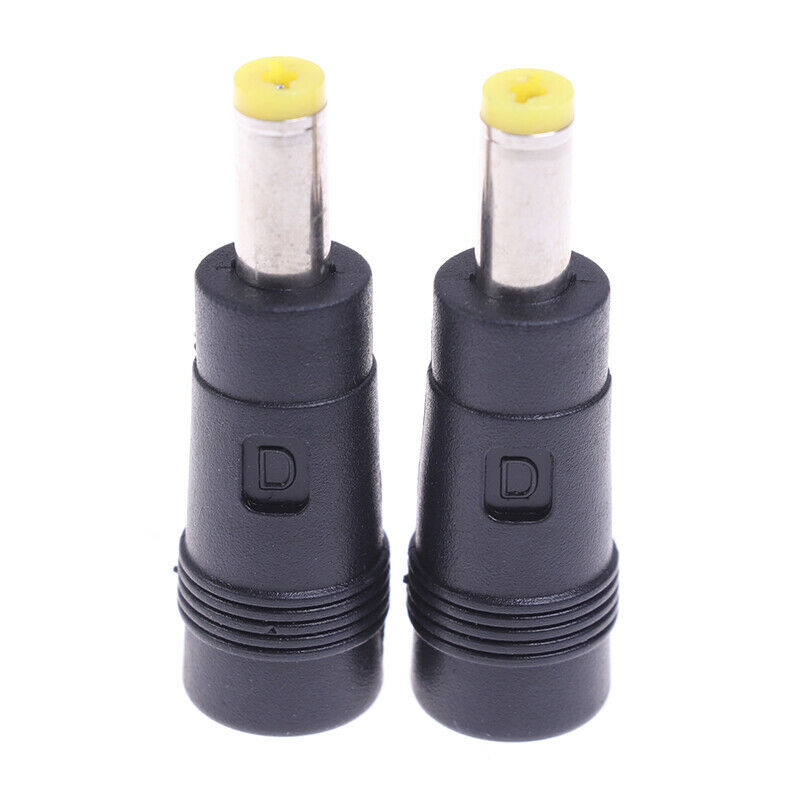 2Pcs 5.5x2.5mm Female to 5.5x2.1mm Male DC Power Connector Adapter Lapt.l8