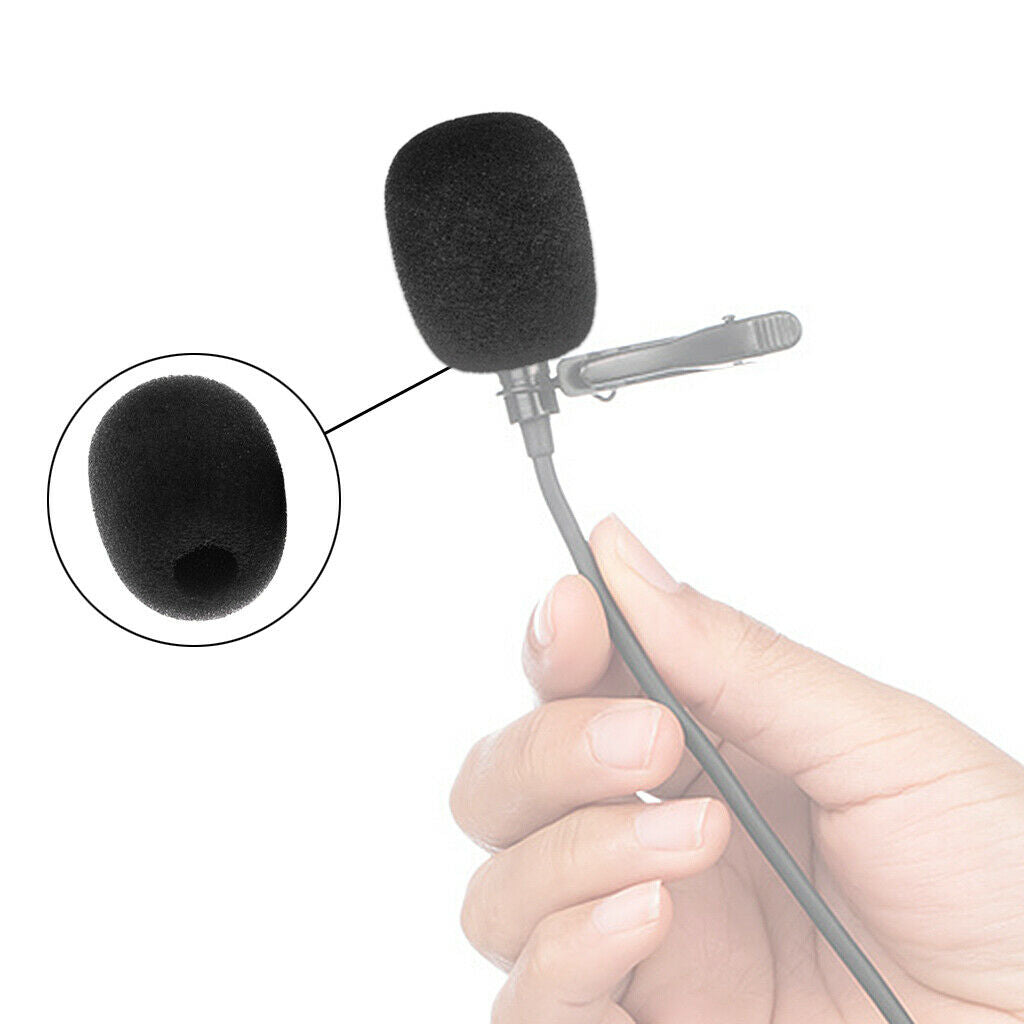 Pack of 10 Practical Studio Recording Microphone Windscreen Sponge Foam Mic