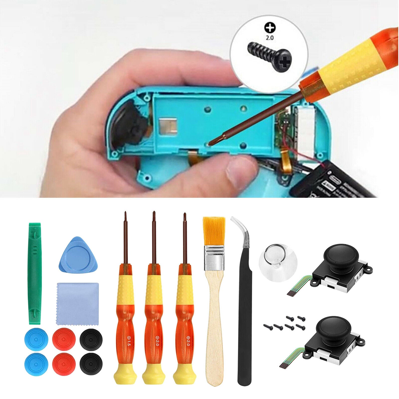 Joystick Analog Thumbstick For Nintendo Switch   Joy-Con Suction cup