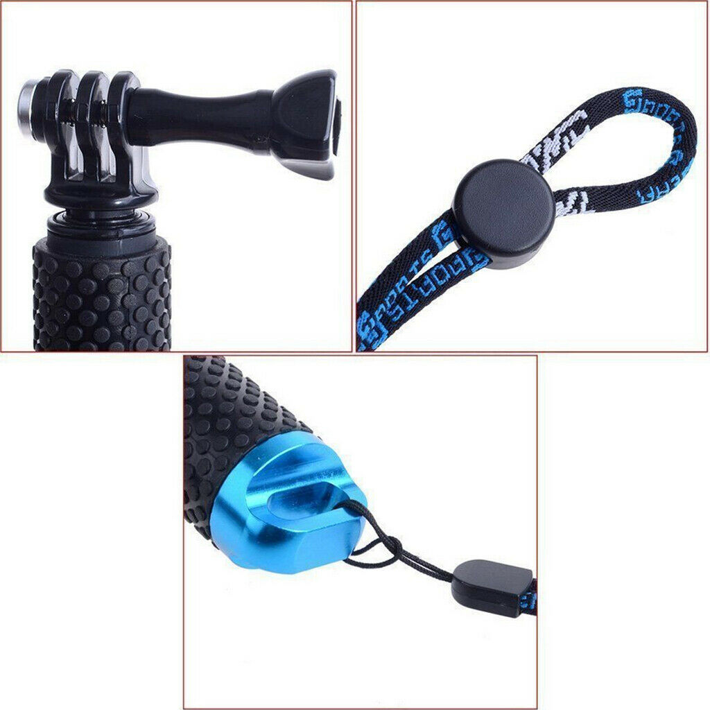 Extendable Handheld Monopod Tripod Selfie Stick Pole for   Hero 4 3 Blue