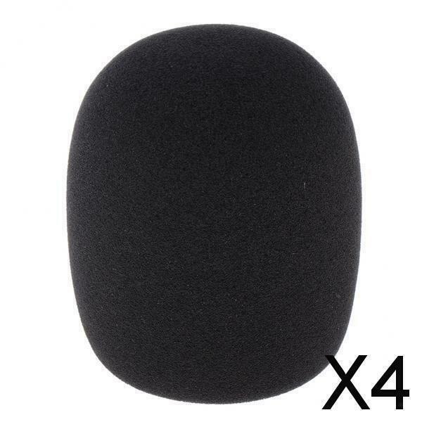 4X Large Size Microphone Foam Cover Mic Windscreen Protection for Recording 5cm