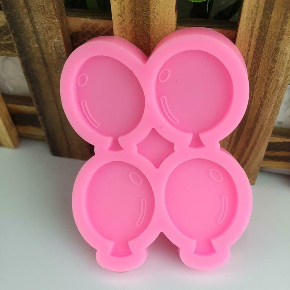 Candy Clay Fondant Tool Balloon Shapes Lollipop Birthday Silicone Molds hot