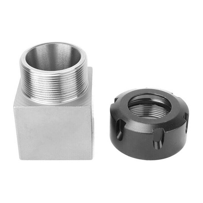 ER32 Collet Chucks Block Set of 2 Square and Hex Workholding Holder for CNC LaV9
