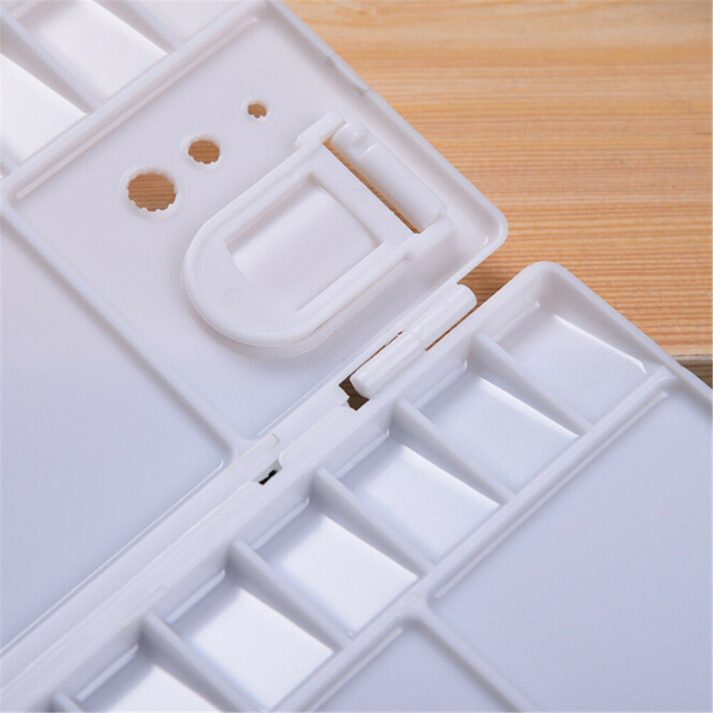 Art Paint Tray Artist Palette Plastic 25 Grids WatercolorDD
