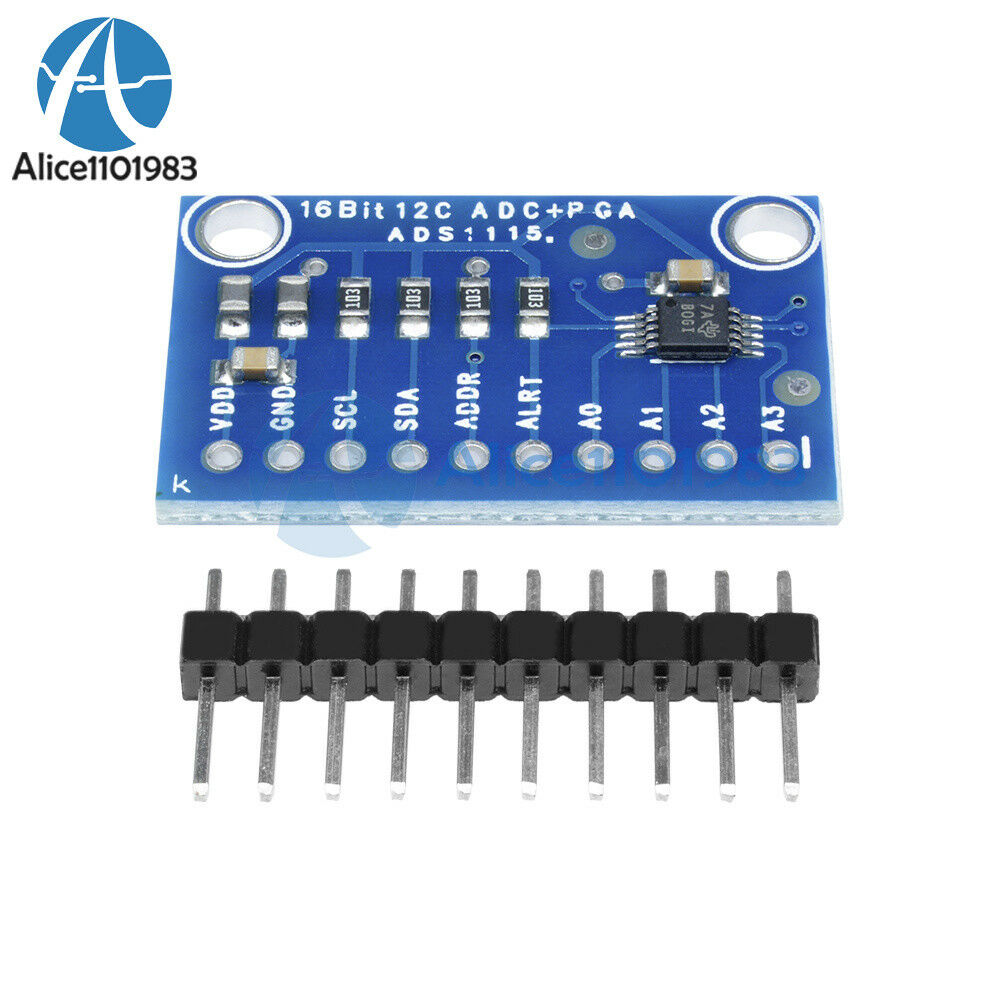 5PCS 16 Bit I2C ADS1115 Module ADC 4 channel +Pro Gain Amplifier for Arduino RPi