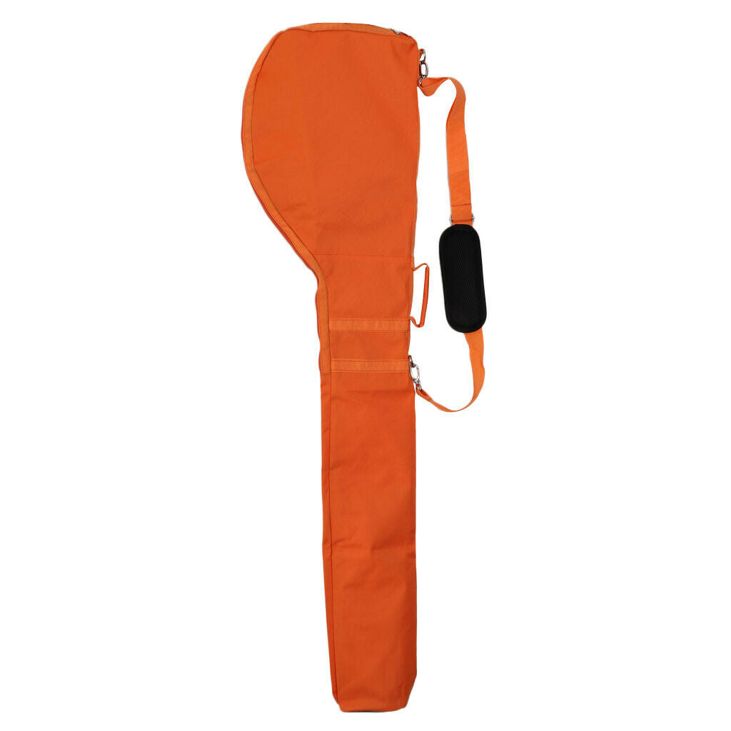 Golf Bag Travel Pouch Golf Club Cover Putter Carry Protector Pocket Orange