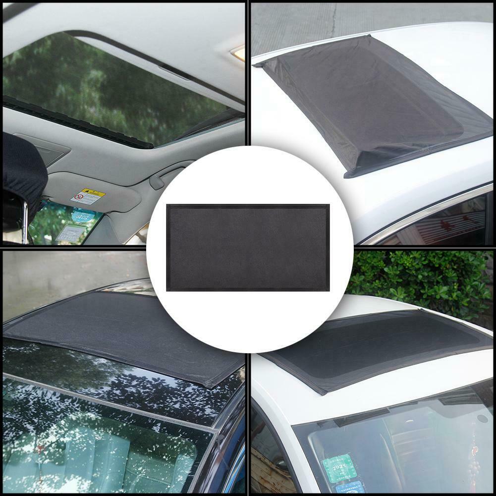Car Front Rear Sunroof Window Cover Mosquito UV Protection Sunshade Curtain @