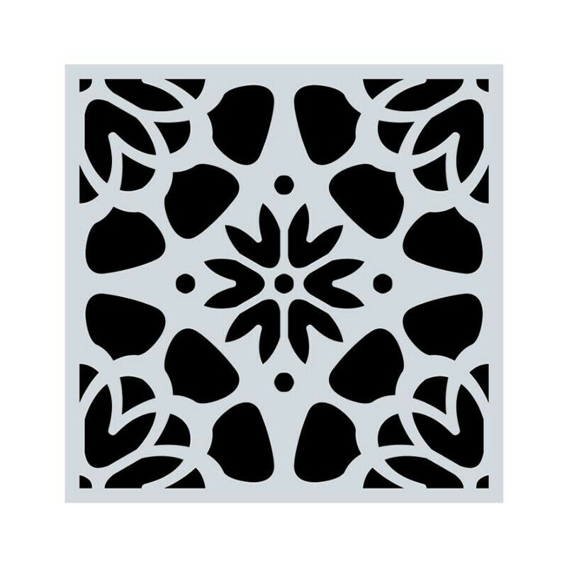 16pcs/Set Mandala Stencils Painting Floor Wall Stone Painting Template Tools SJ