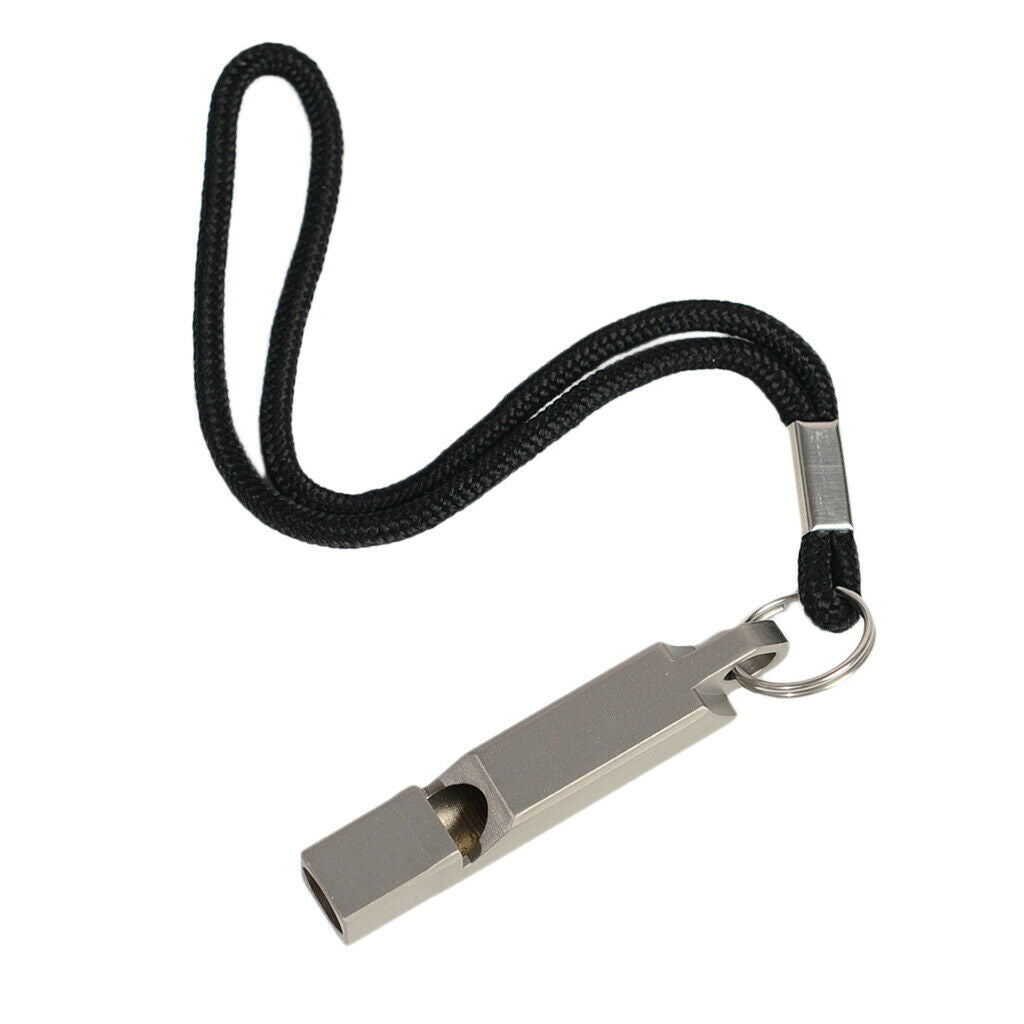 High Emergency Whistle Single Tube Portable for Hiking Fishing Hunting