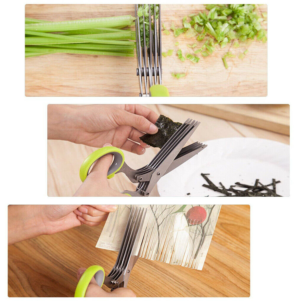 Kitchen shallot scissors 5 layers Hreb Cutter green onion