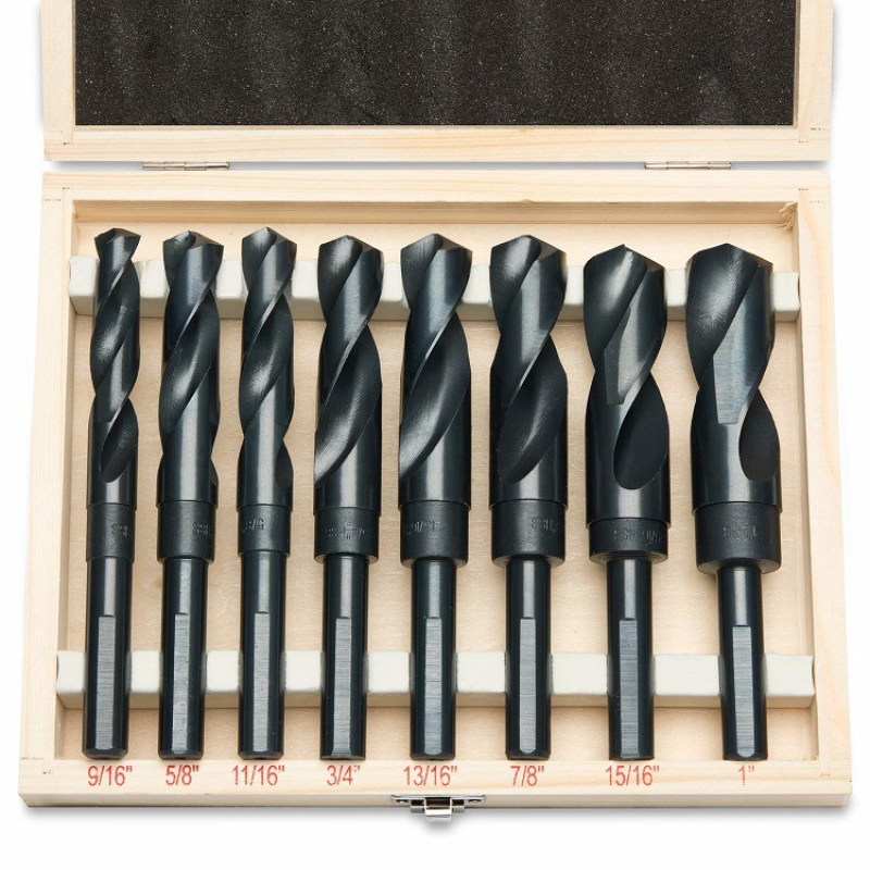 8Pcs Steel Metal Rust Removal Tool Large Size Metric Drill Bit Rust Removal