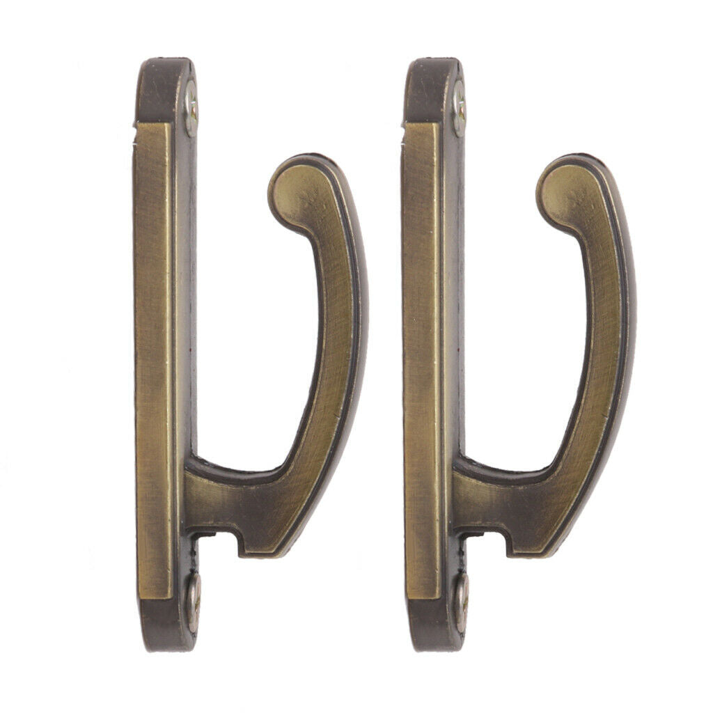 Curtain Drapery Tiebacks Door Wall Tassel Hooks Hanger 2pcs Bronze