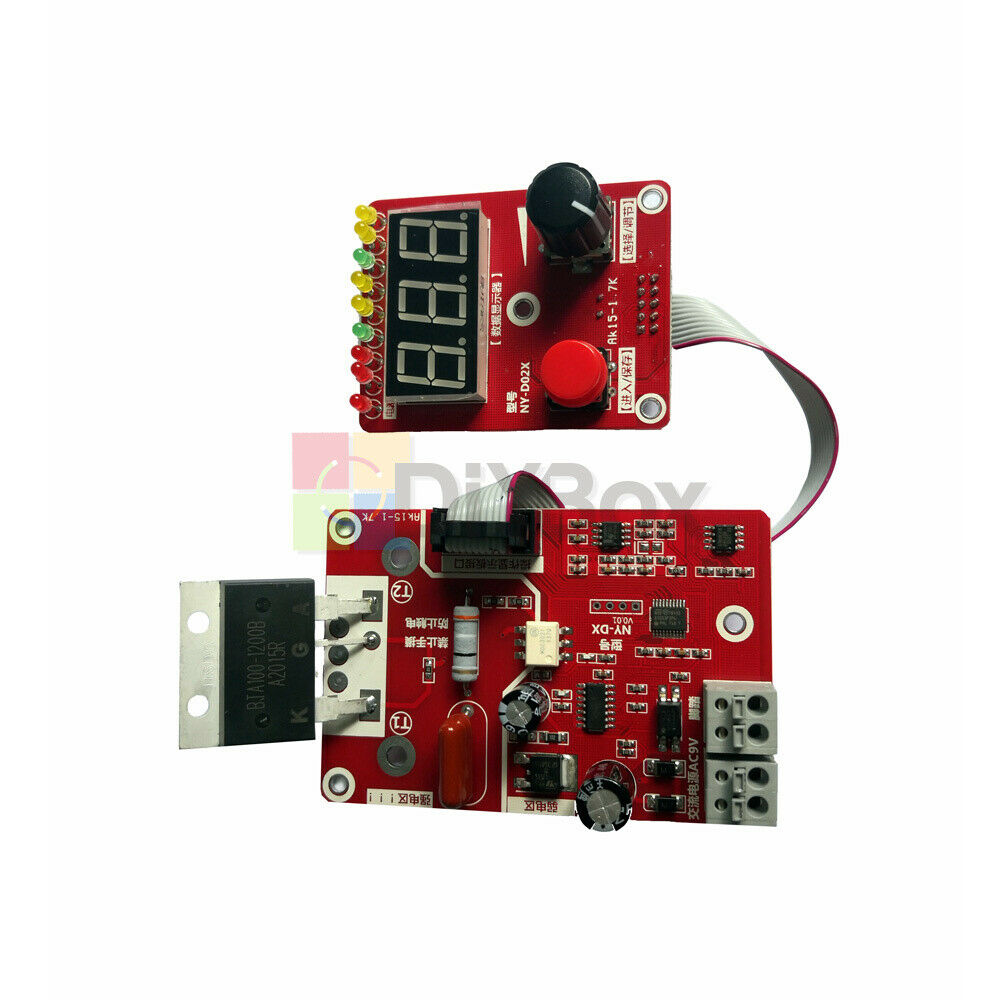 100A Spot Welder Machine Time Control Board Current Digital Display Controller