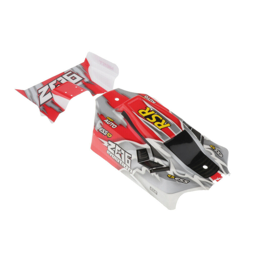 2pcs Fit WLtoys 1/14 Upgrade RC Car Shell Canopy Tail Wing Parts Accessory