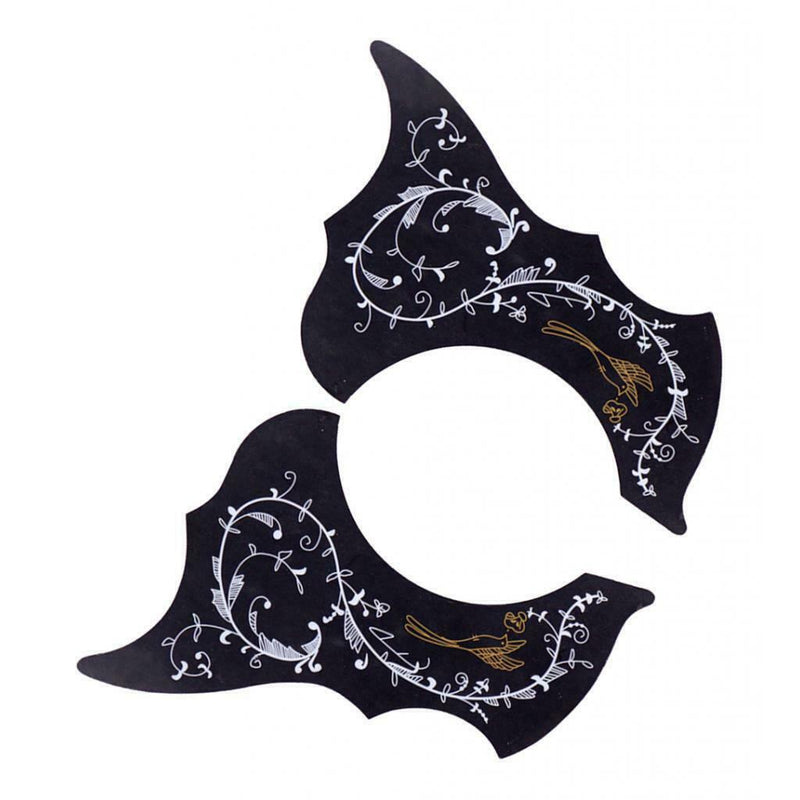 Left Right Handed 40/41'' Folk Guitar Pickguard Scratch Plate Black