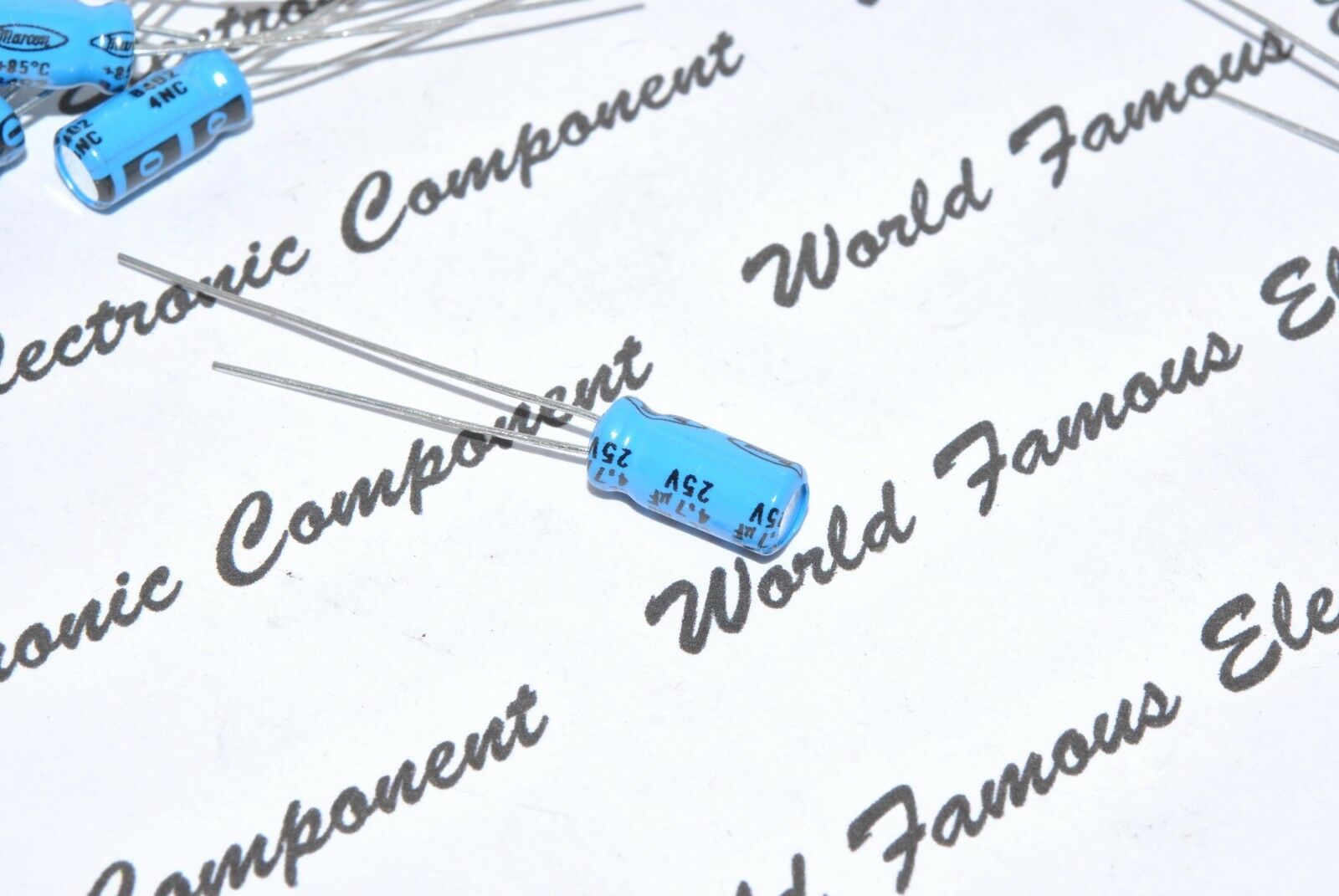 50pcs - MARCON 4.7uF(4,7µF) 25V Radial Electrolytic Capacitor - CE04W1E4R7MD