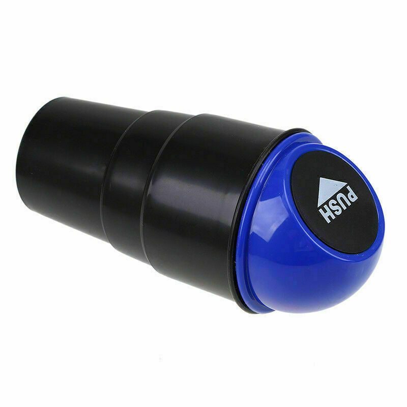1pc Universal Blue Car Trash Rubbish Bin Can Garbage Dust Case Storage Holder