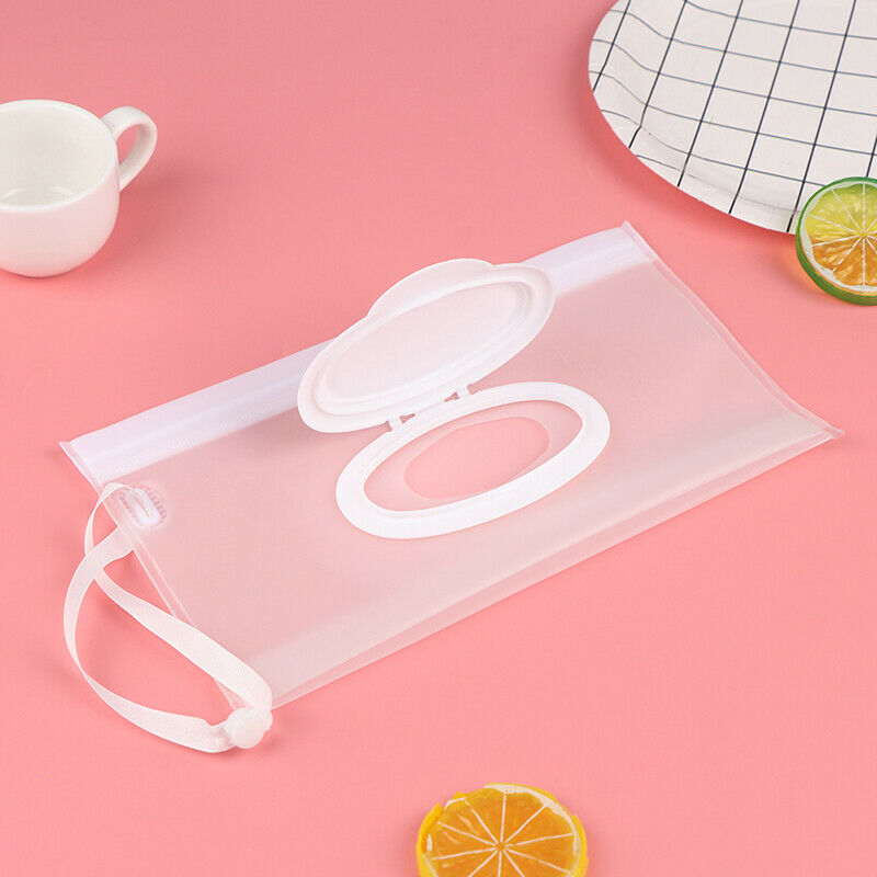 Portable Baby Kids Wet Wipes Clutch Carrying Bag Wet Paper Tissue ContaSEZYCHAU