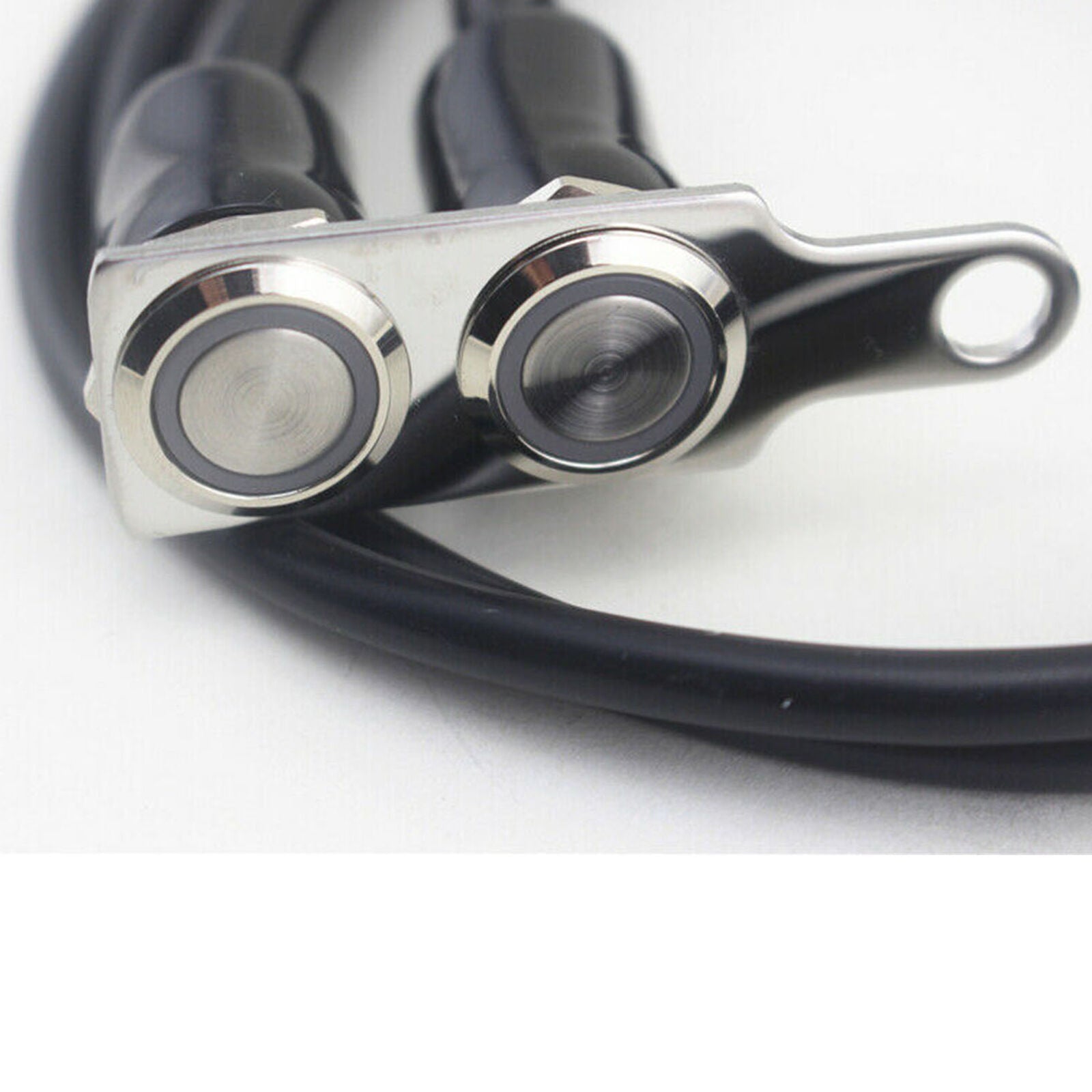 12V LED Motorcycle Handlebar Switch Headlight Fog Light Push Button Waterproof