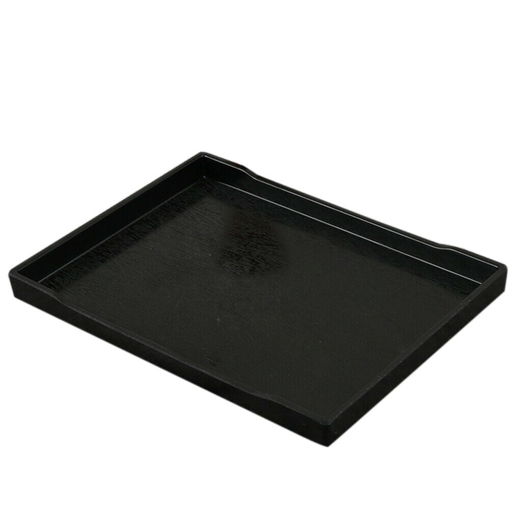 Modern Serving Tray Large - Plastic Coffee Table Tray, Rectangle Breakfast,