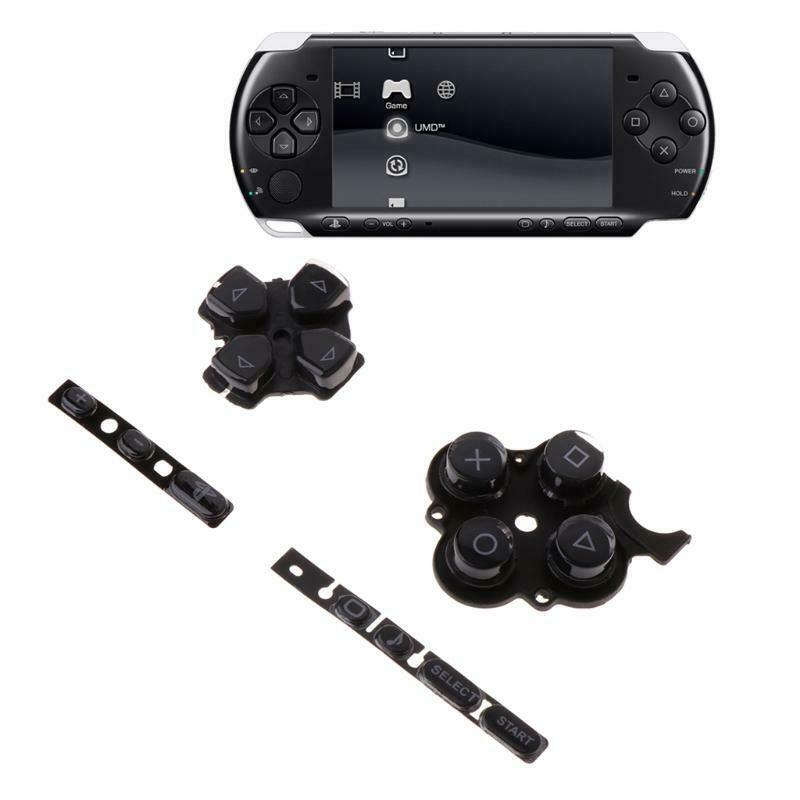 New Control Left Right Home Start Keypad Set Buttons Kit Replacement for PSP3000