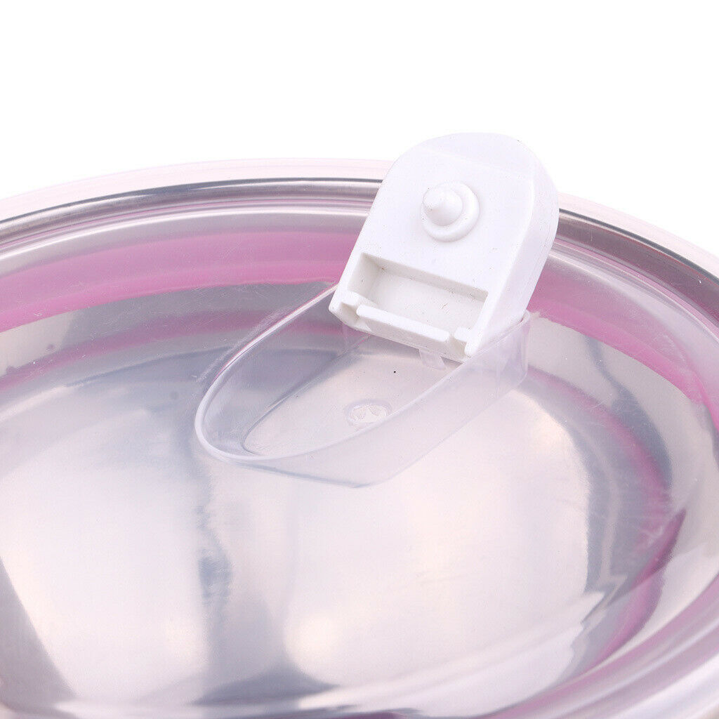 Portable Thermal Insulated Lunch Box Bento Food Container Box Outdoors Pink