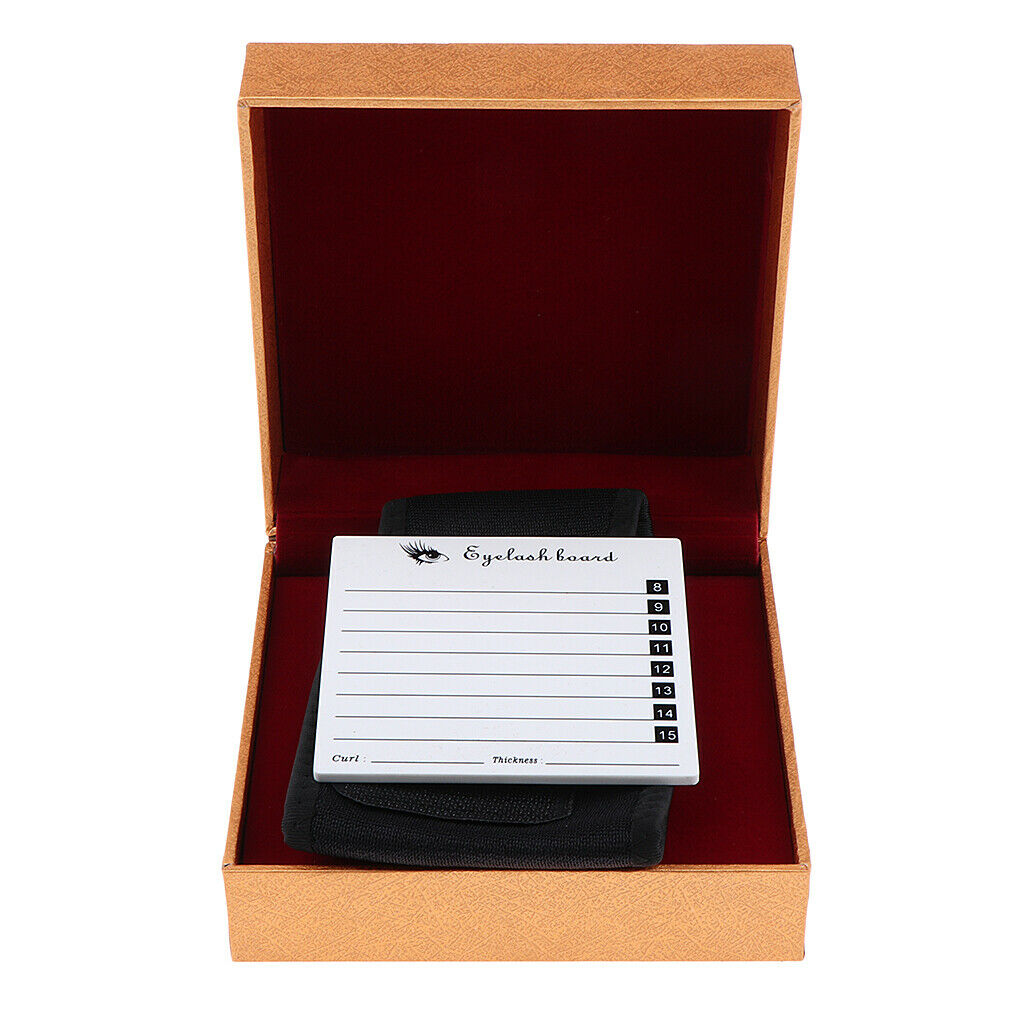 2x Eyelash Extension Stand Lash Holder Board False Lash Plate w/ Wrist Band