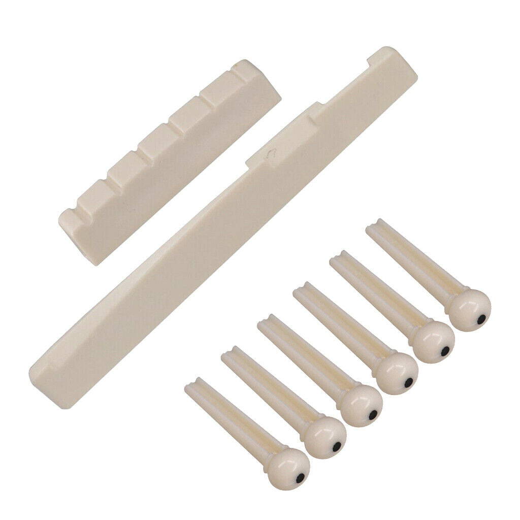 Bridge pins for acoustic guitars