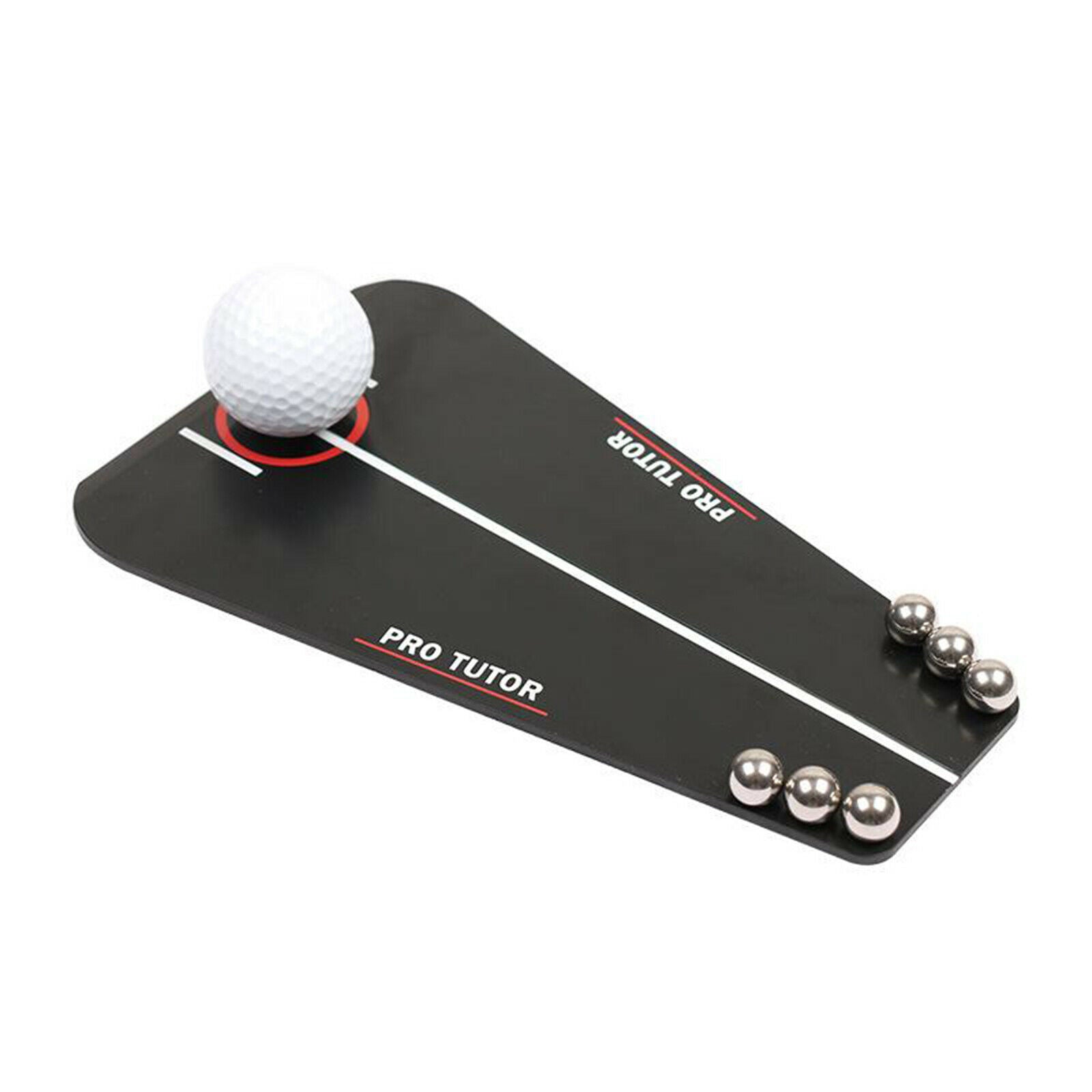 Golf Putting Aid Swing Trainer with Carry Bag Indoor Outdoor Putting Tutor