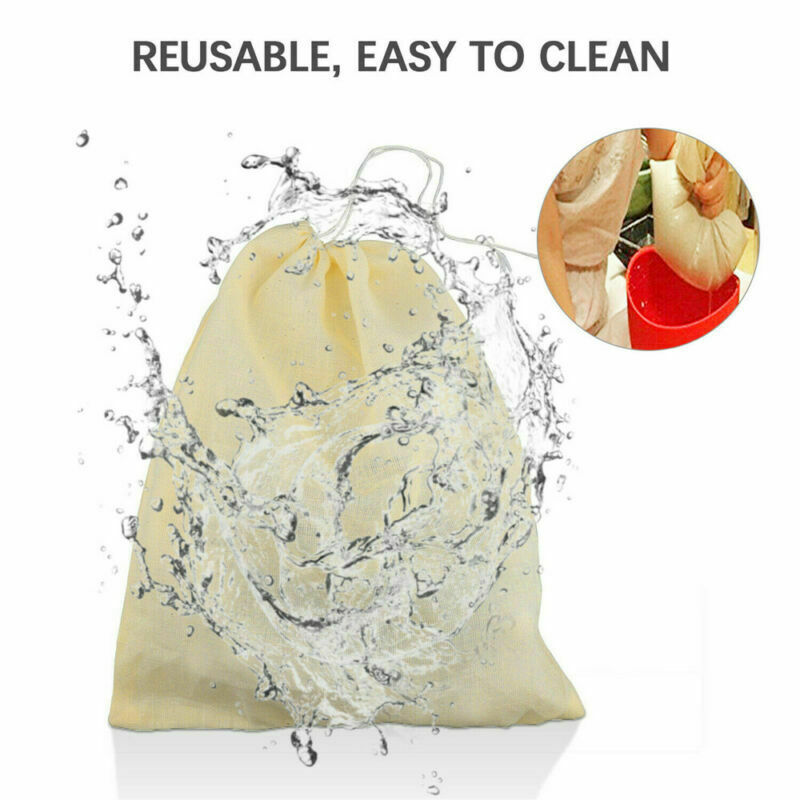 3x Organic Cotton Cheese Cloth Food Straining Butter Gauze Cooking Draining