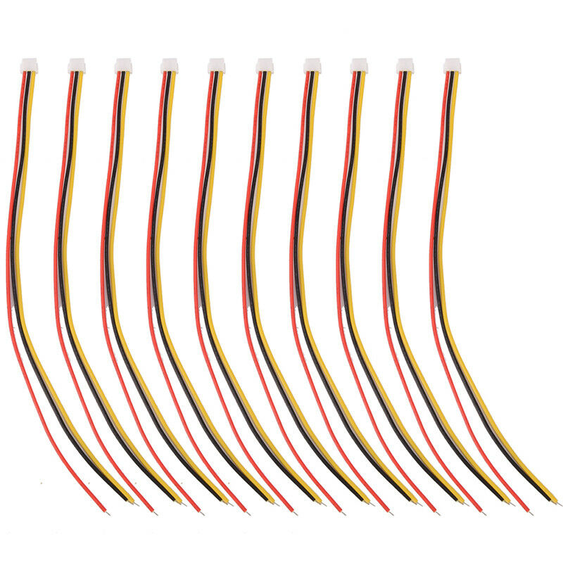 10PCS Mini Micro ZH 1.5mm 3 pin Jacks JST Connector with Wir.l8