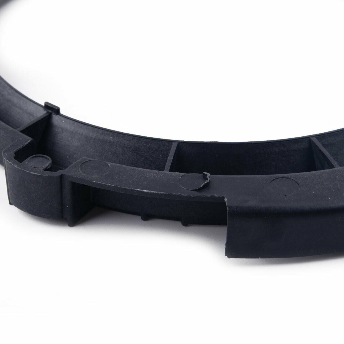 2pcs ABS Black Headlight Mounting Ring Base Fit For Jeep Wrangler JK as