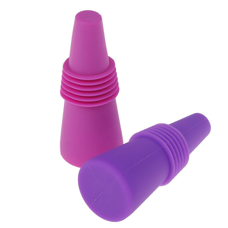 Wine Stopper Cork Bottle Plug Silicone Sealed Bottle Stopper Bar Accessor.l8