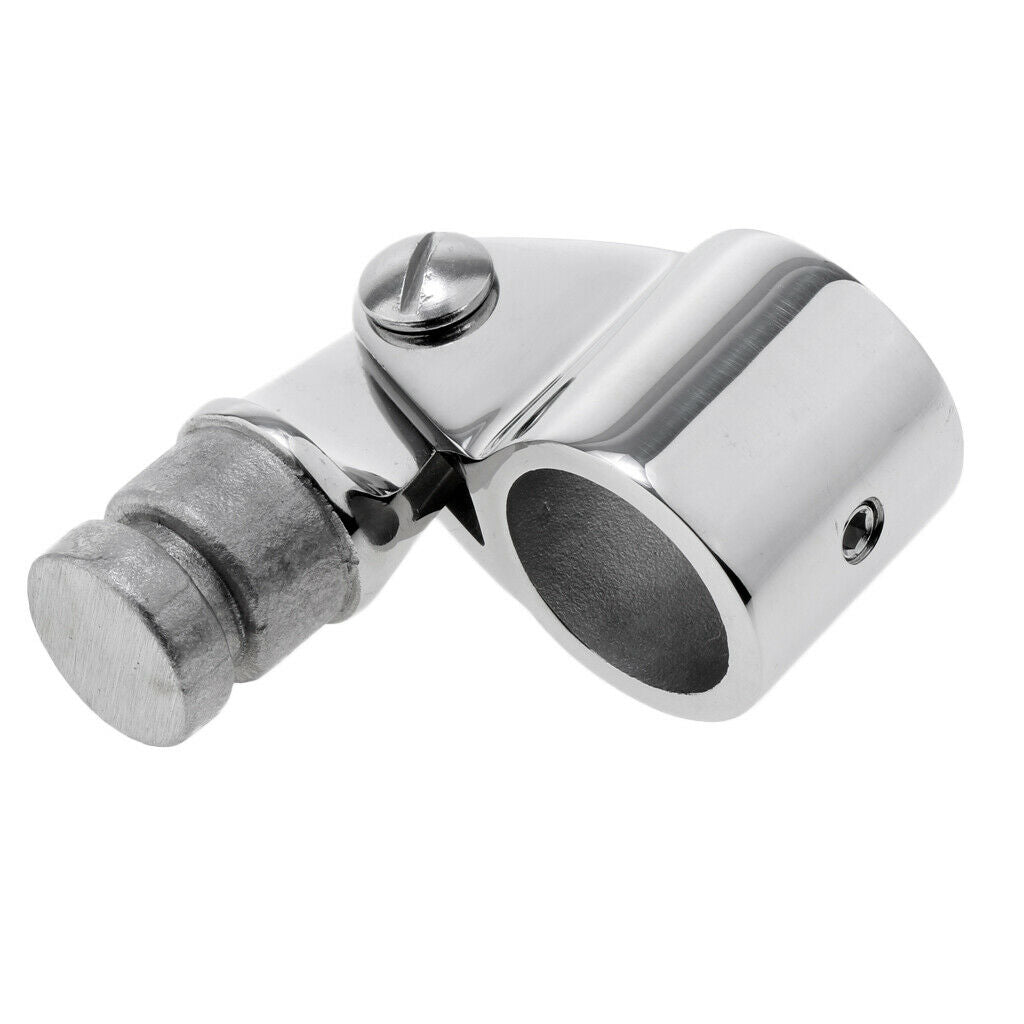 Handrail Arm Elbow Bimini + 90 Degree Rectangular Base For Marine Boat