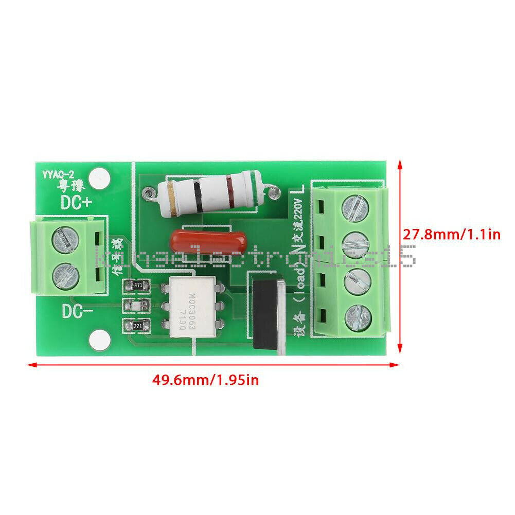 1PCS SCR Module Thyristor Control Board Trigger Switch Optocoupler Isolation