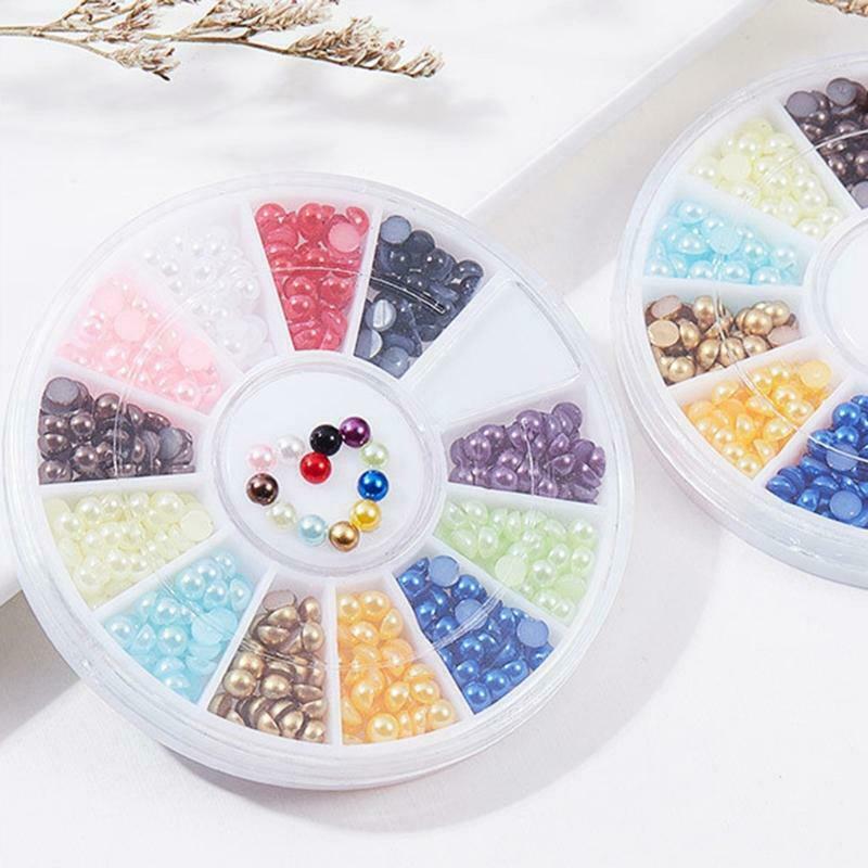 Beads Pearls For Crafts DIY Decoration Nail Art Jewelry Findings Accessories