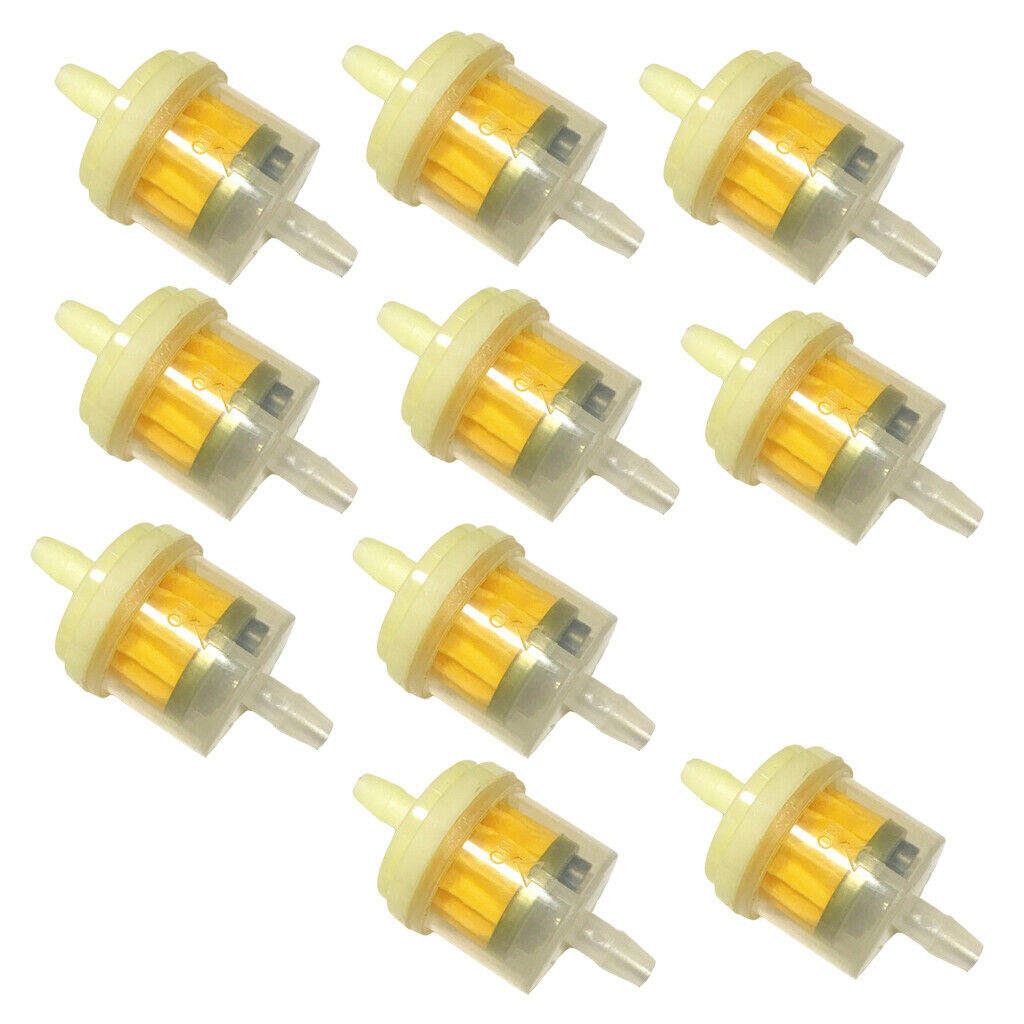 6mm 1/4" Gas Fuel Filter Petrol for Motorcycle Car Dirt Bike Scooter
