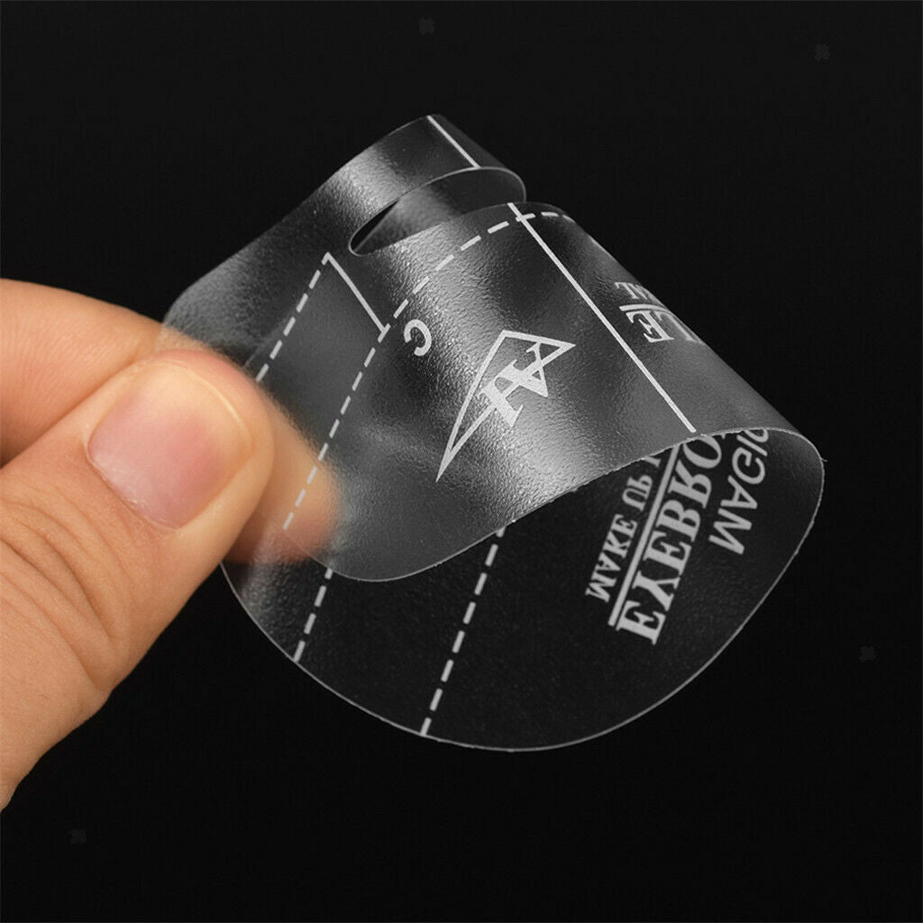 24pcs Eyebrow Shaper Stencils Brow Drawing Templates Guide DIY Beauty Tools