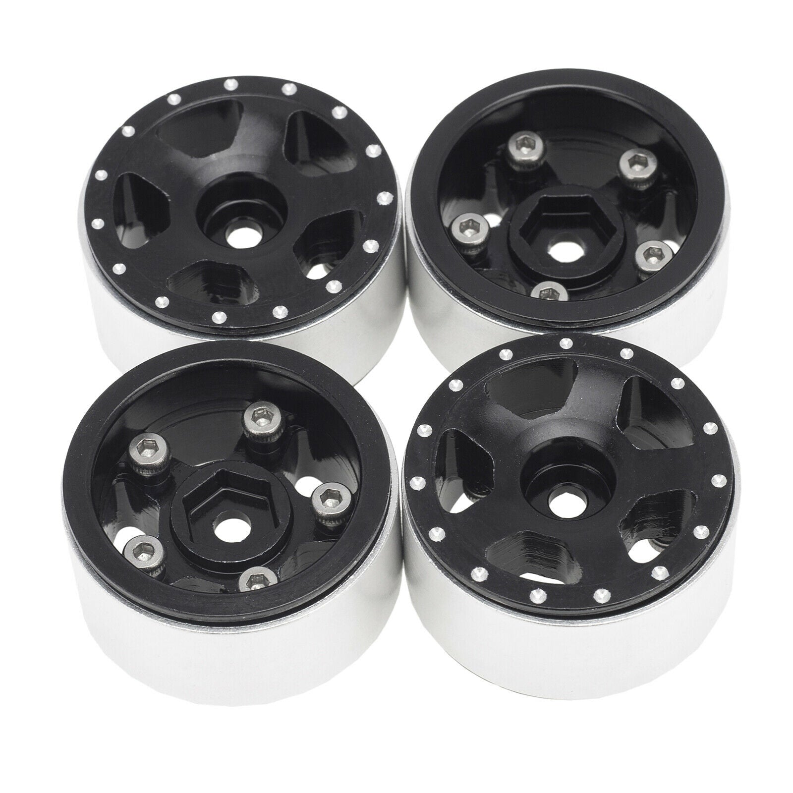RC Car Trunk Hub Wheel Rim for 1/24Axial SCX24 90081 SCX24 Replaces Black